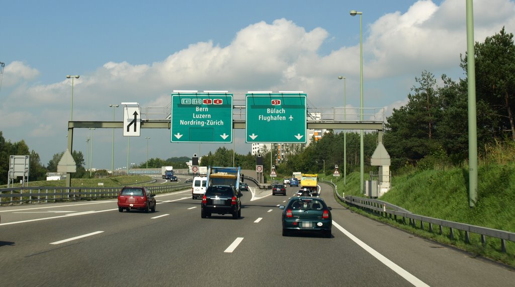 Highway "A1/A4/A52/E60" Switzerland (09/2008) by NilsW