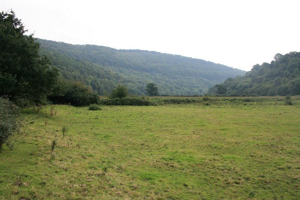 Scenery at Tintern Abbey by Thomas Leslie Buus N…