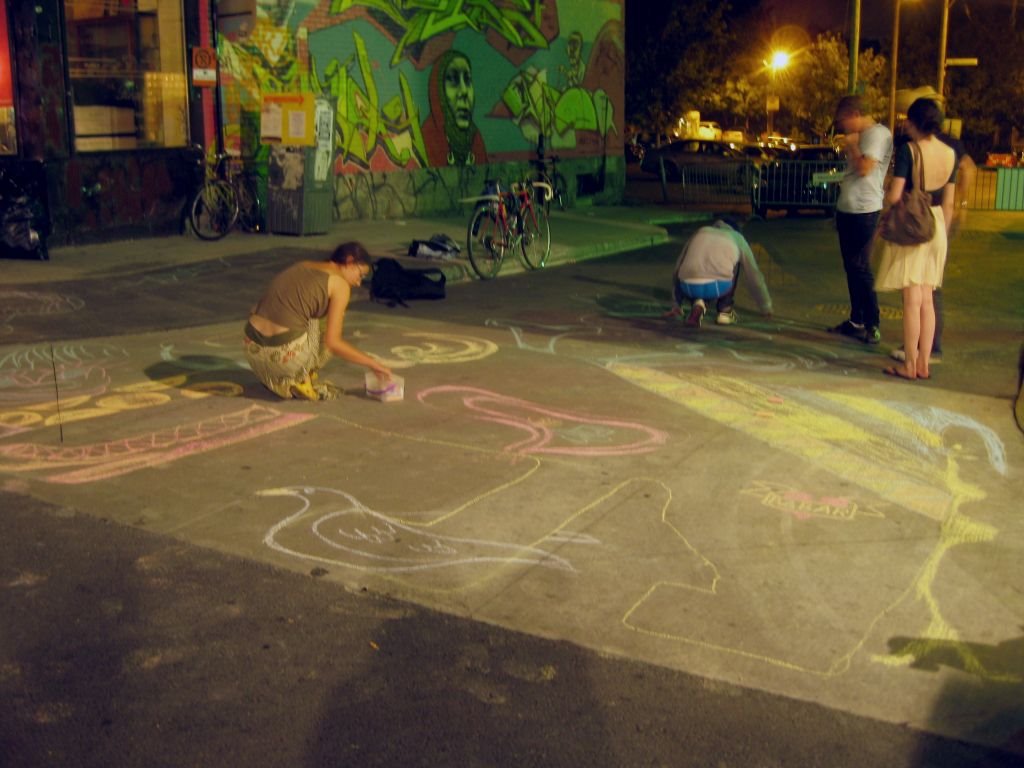 Chalk on St. Laurent by jedediah.smith