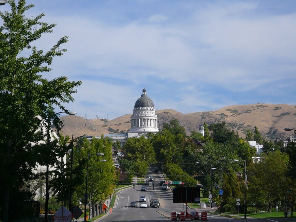 Salt Lake City, Utah, Capitol Building by Peter Wright