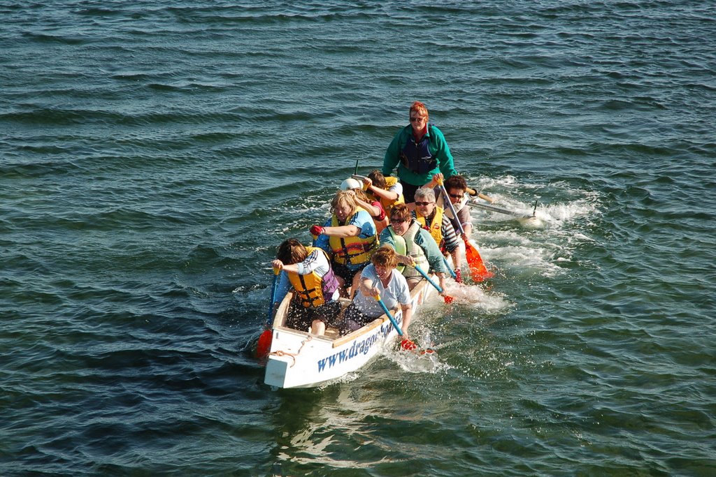 Dragon Boat Racing 19 by Darcy O'Shea