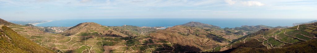 Panorama Côte Vermeille by horsch