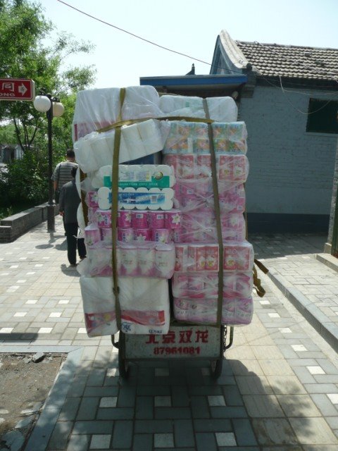 Beijing, Xicheng, China, Delivery Goods by Jan Lalkens