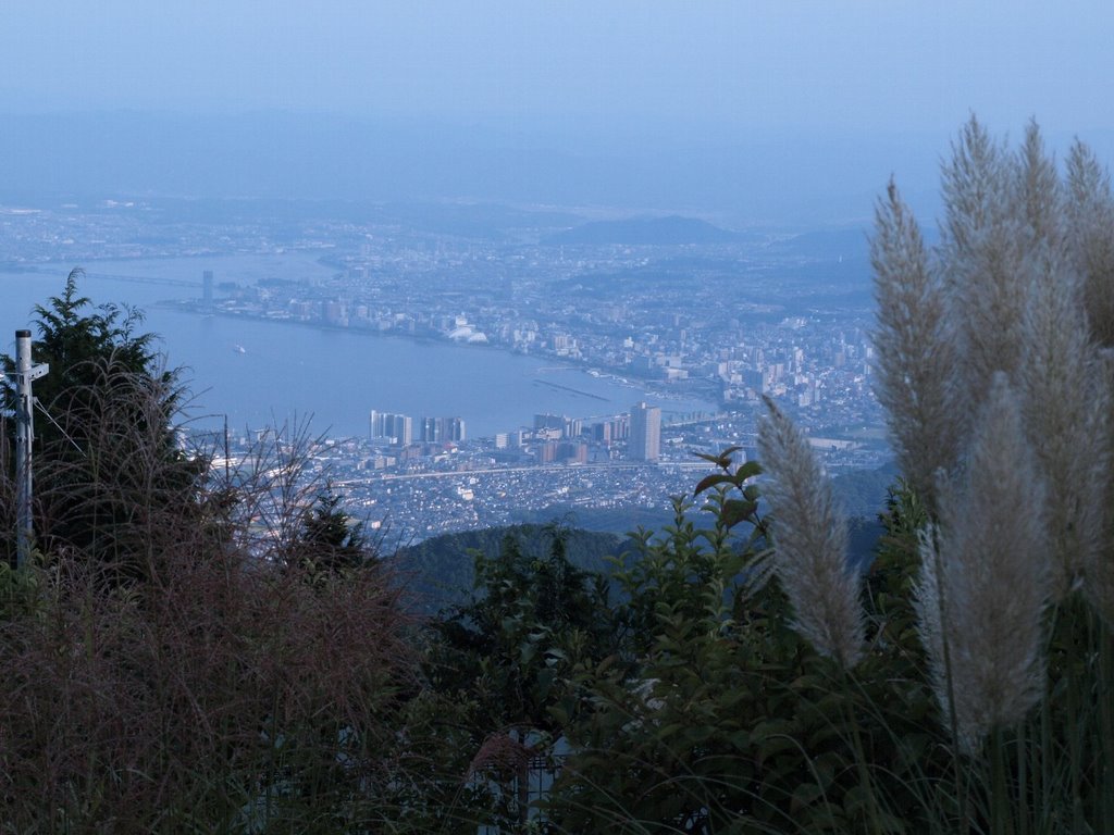 Lake BIWA view from Mt. HIEI by atsushi_s