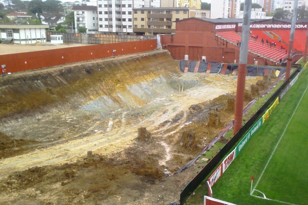 Ampliação do Estádio Joaquim Américo - CAP (13/set/ 2008) by Ezio Angulski Filho