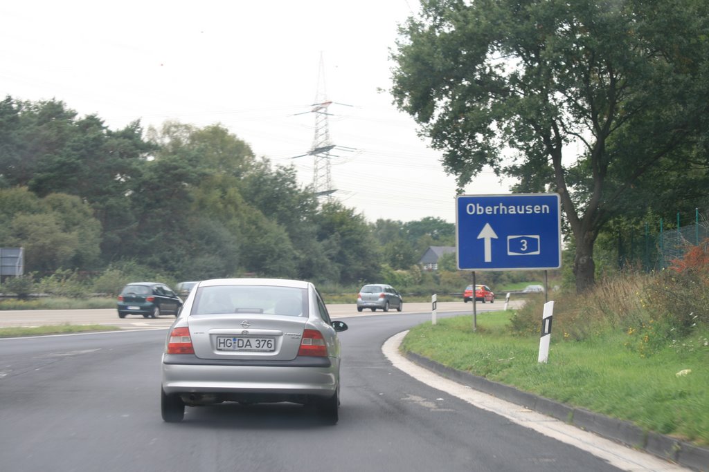 On-ramp reassurance sign by brombeer