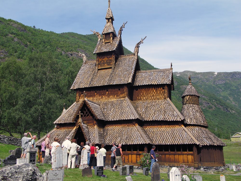 Borgund, Norway. Borgund stave church (2) by Eivind Friedricksen