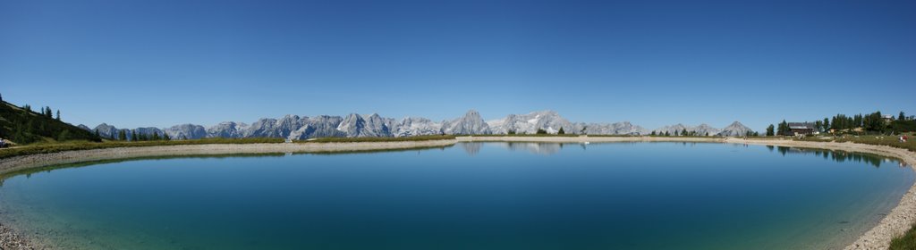 Priel panorama at snowgunlake on Hutterer Hoess by Christian Wolf