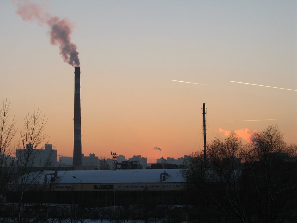 Smoke in the Sunset Lights by PhotoDocumentalist