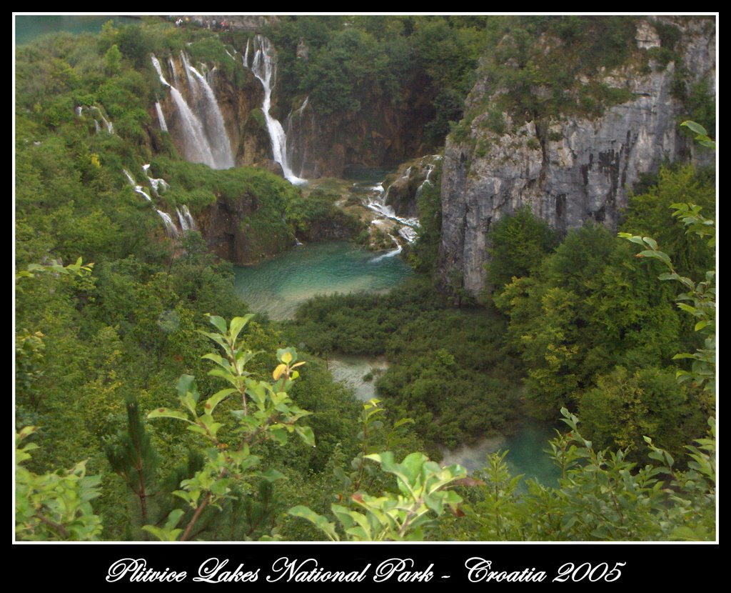 Plitvice waterfalls in the deep by trinity19