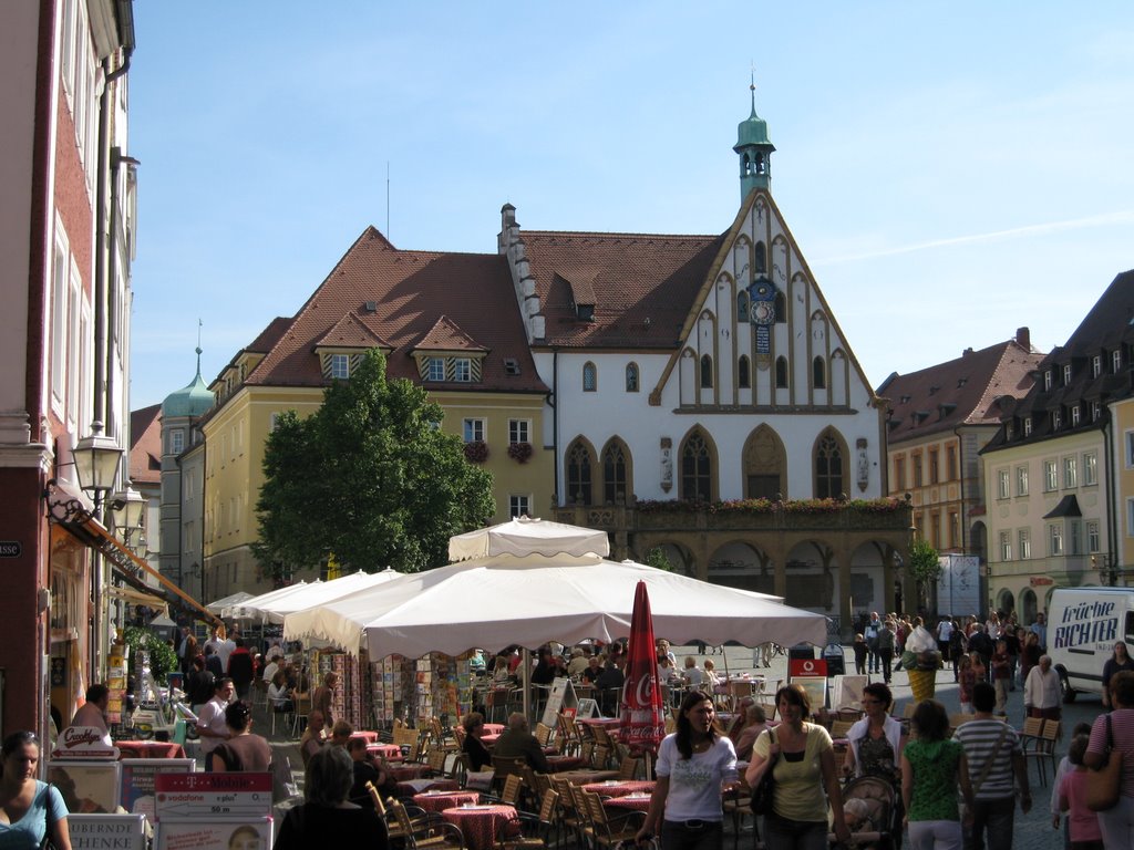 Market Place and Town Hall by John Winterbottom