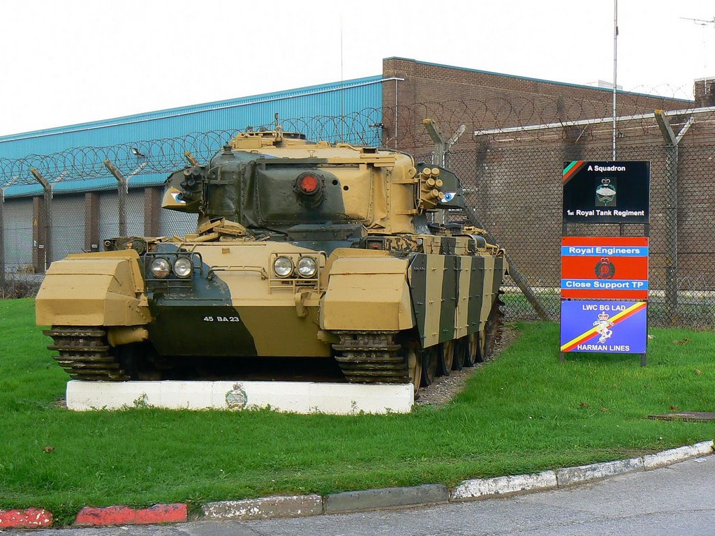 Royal Tank Regiment and Royal Engineers workshops, Sack Hill, Warminster by Brian B16