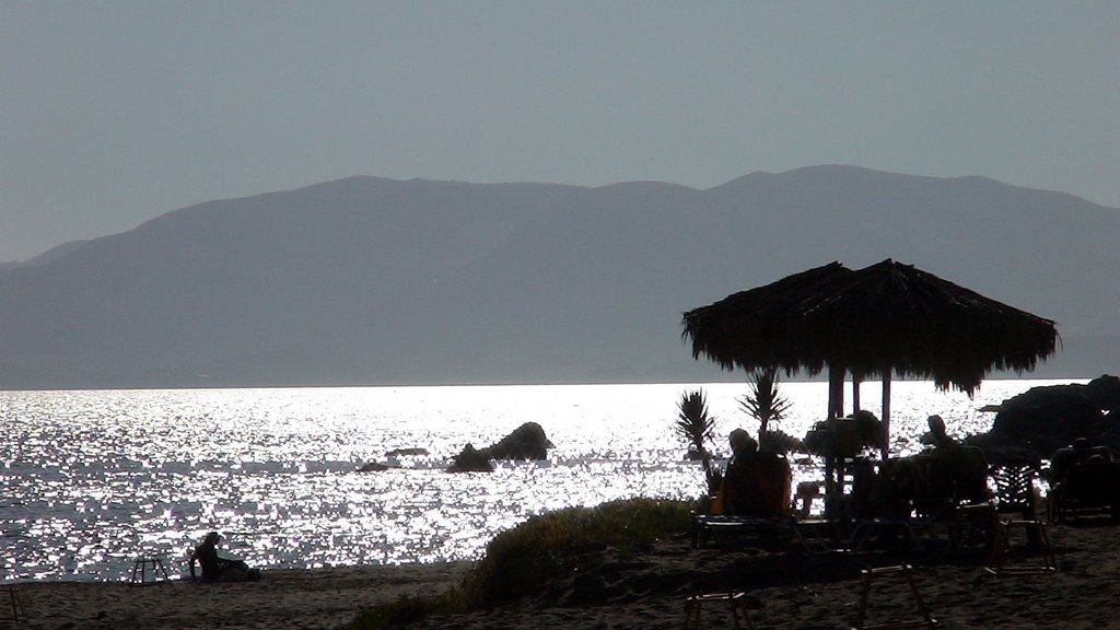 Sundown at Dafni Beach, Zakynthos by dave atkin