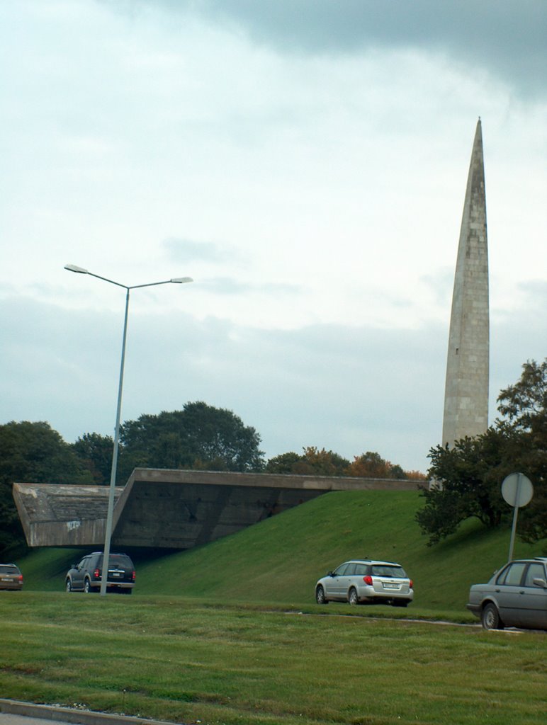 Maarjamäe Memorial and Obelisk by Annelis