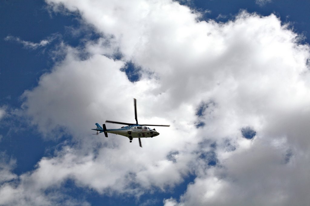 Helicopter, at the 34th Street Heliport - NYC - September 2008 by LuciaM