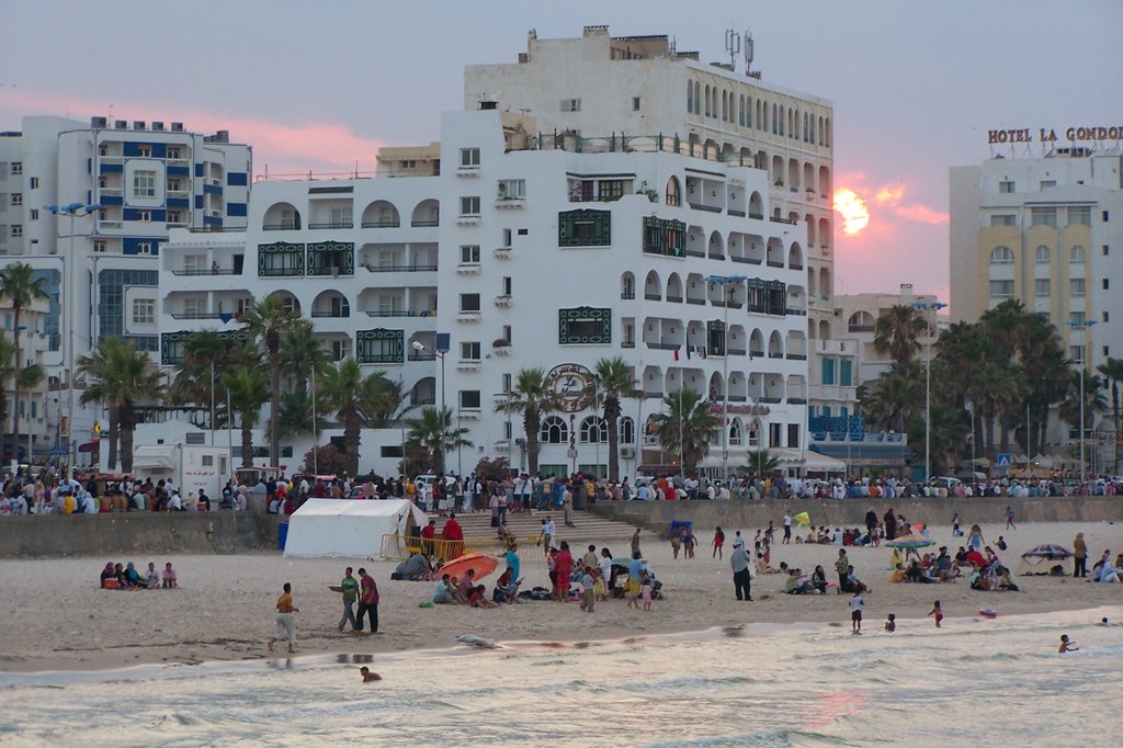 Boujaffar Beach, Sousse, Tunezja (Tunisia) by Włodek Pawełczyk