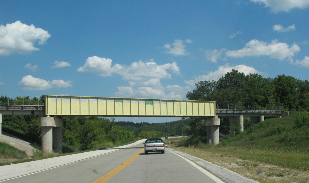 Yellow bridge near Crane by sacoo