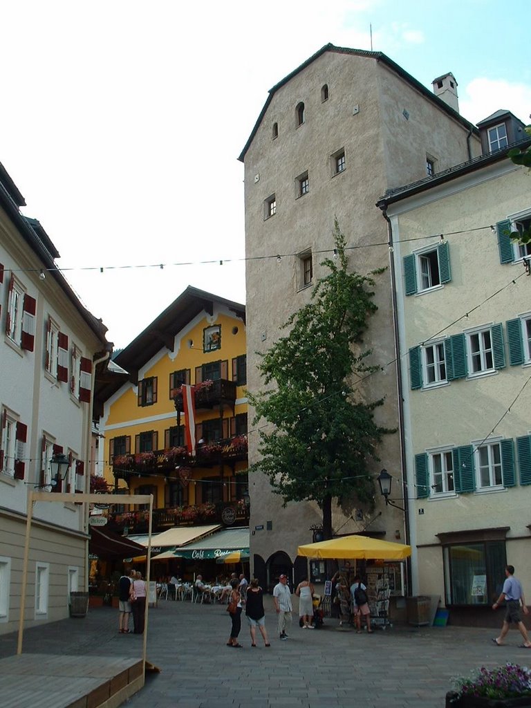 2006.07.23 - Vogtturm (Kastnerturm) Town Tower - Stadt Plaztz - Zell Am See by David R Williams