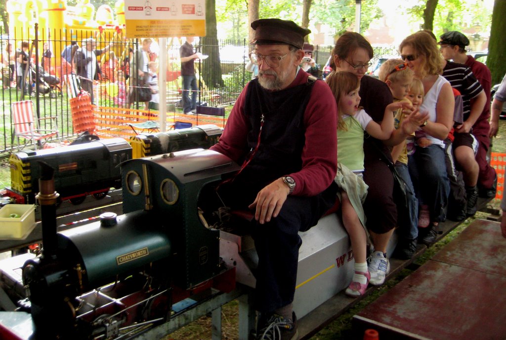 Vernon Park ~ steam train rides by © Phil Rowbotham