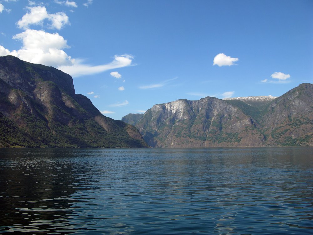 Aurland, Norway. Aurlandsfjorden by Eivind Friedricksen