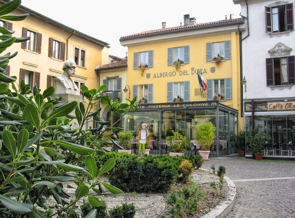 Albergo del Duca, Piazza Mazzini, Como, Italy by Helle Krog