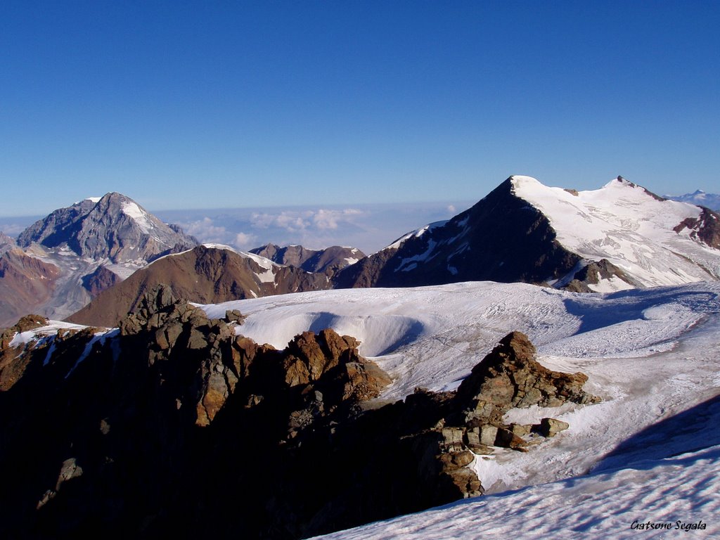 Gran Zebrù e cime del Cevedale visti dalla cima del Palon de la Mare by GAST1