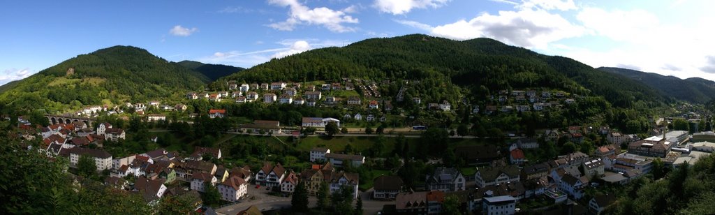 Hornberg vom Schlossberg - Panorama by danaos