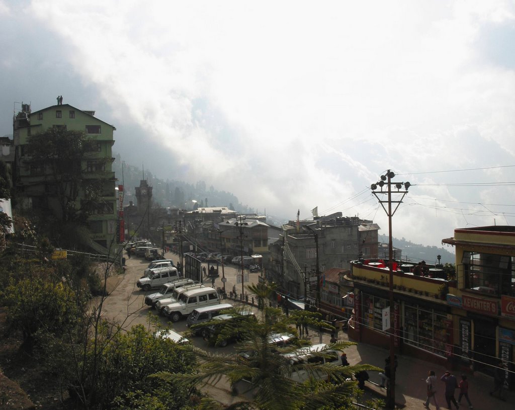 Darjeeling view from Planter's Club, India, 2005 by Ronald van Tienhoven