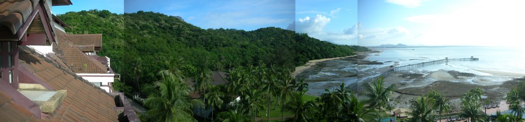 Panoramic View from Rayong Resort Room (angelarctic.com) by mrpuiman