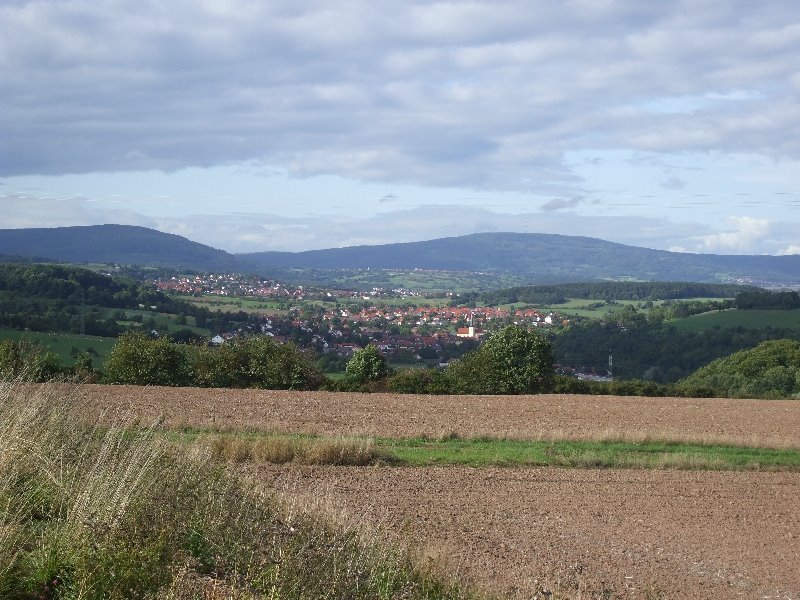 View towards Zahlbach/Burkardroth/Kreuzberg (2008) by jk1812