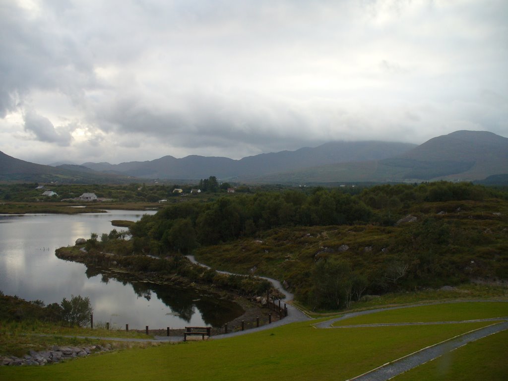 A view from the Sneem Hotel by The Waltons