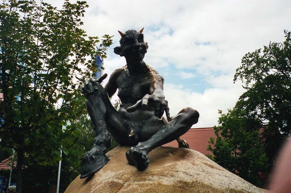 Teufel auf dem Hexentanzplatz by Edgar Bär