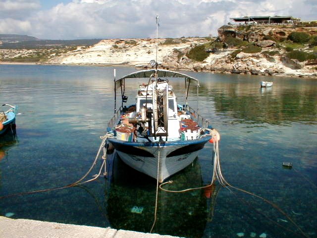 Coastal scene, Paphos by John Mulder