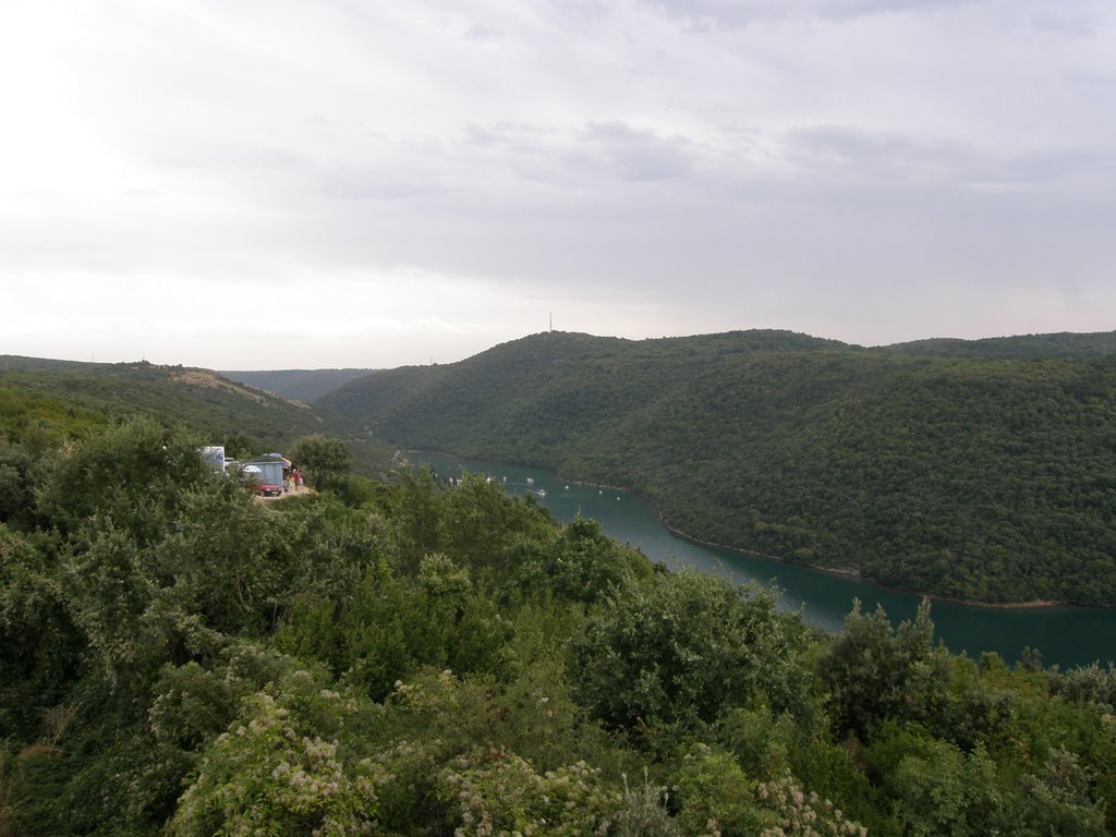 Limski kanal - pogled 1 by krunoslav gorup