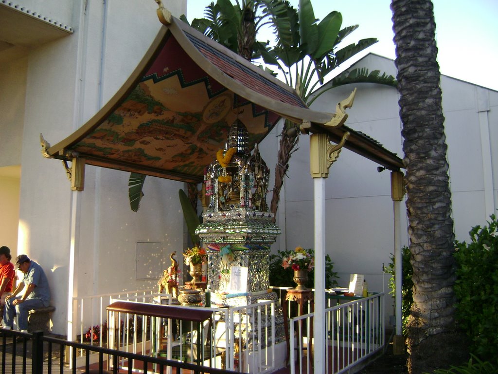 4 Face Buddha At Hawaiian Gardens, CA USA by daychatorn