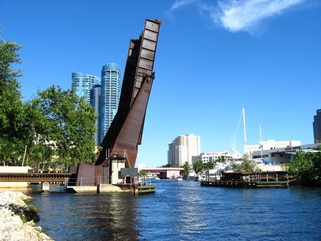 New River Drawbridge by Ted Marshall