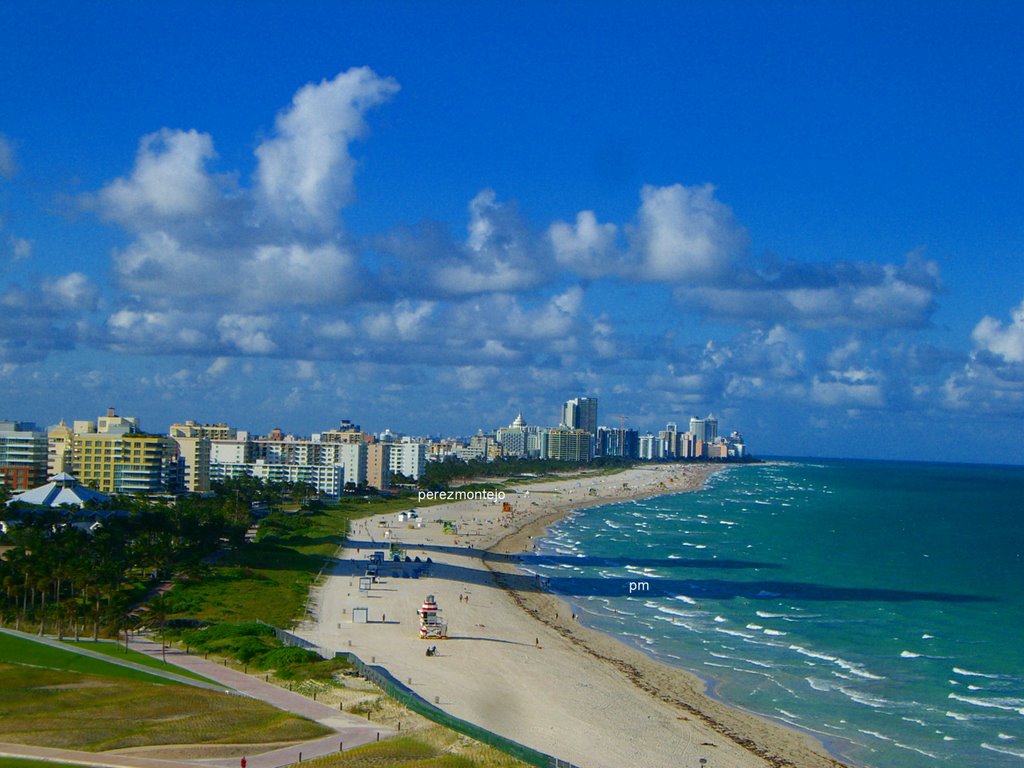 South Beach, Miami Beach (also known as SoBe, or simply The Beach the area from 1st street to about 25th street) is one of the more popular areas of Miami Beach. Topless sunbathing is tolerated on certain designated areas of the beach. by perezmontejo