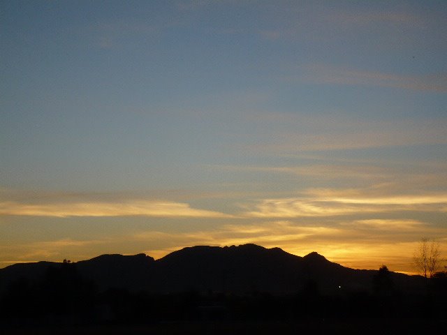 Vista del cerro del muerto desde prol zaragoza by Fernando Esparza de Luna