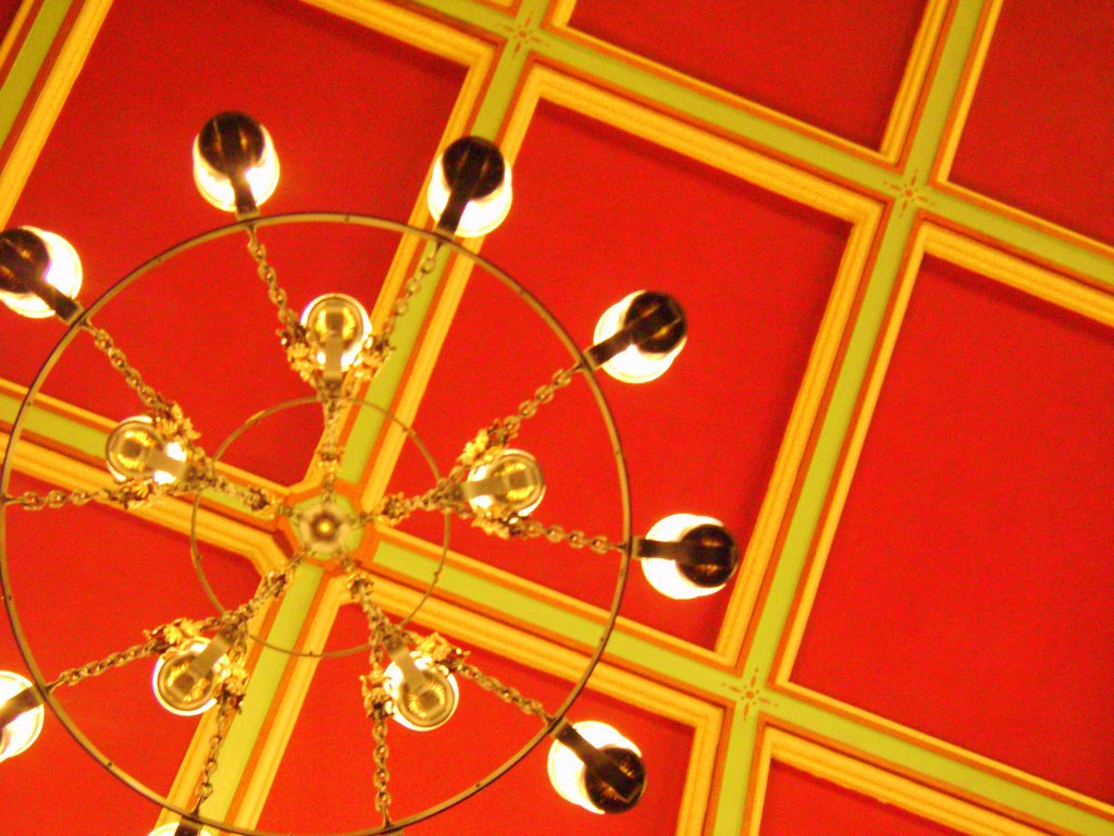 Chandelier in Courtroom 4, Kanawha County Courthouse by Brian Humphreys