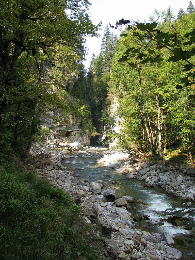 Die Breitach am Ausgang der Breitachklamm by Die-Allgaeuseiten