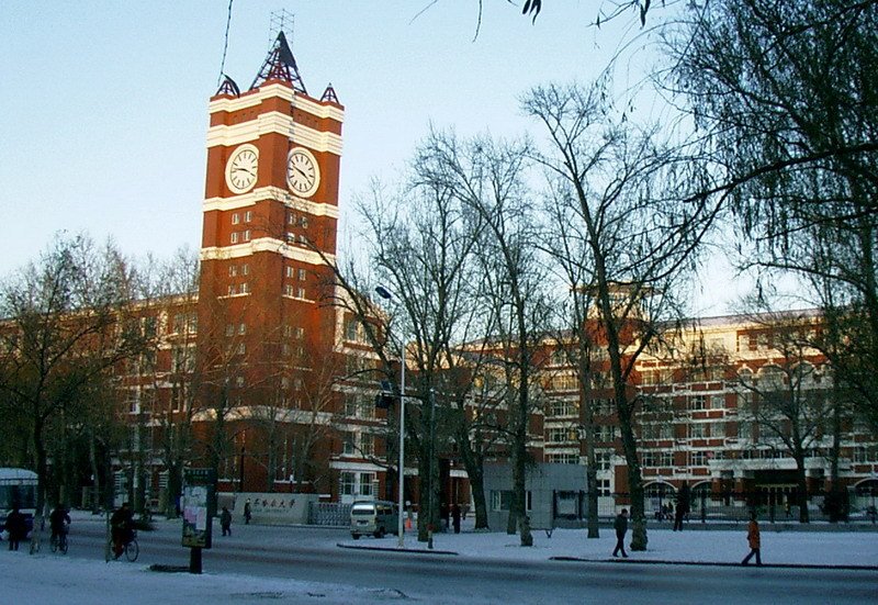 Central Building of the Central Campus of Qiqihar University. （齐齐哈尔大学中区主楼） by thisaway