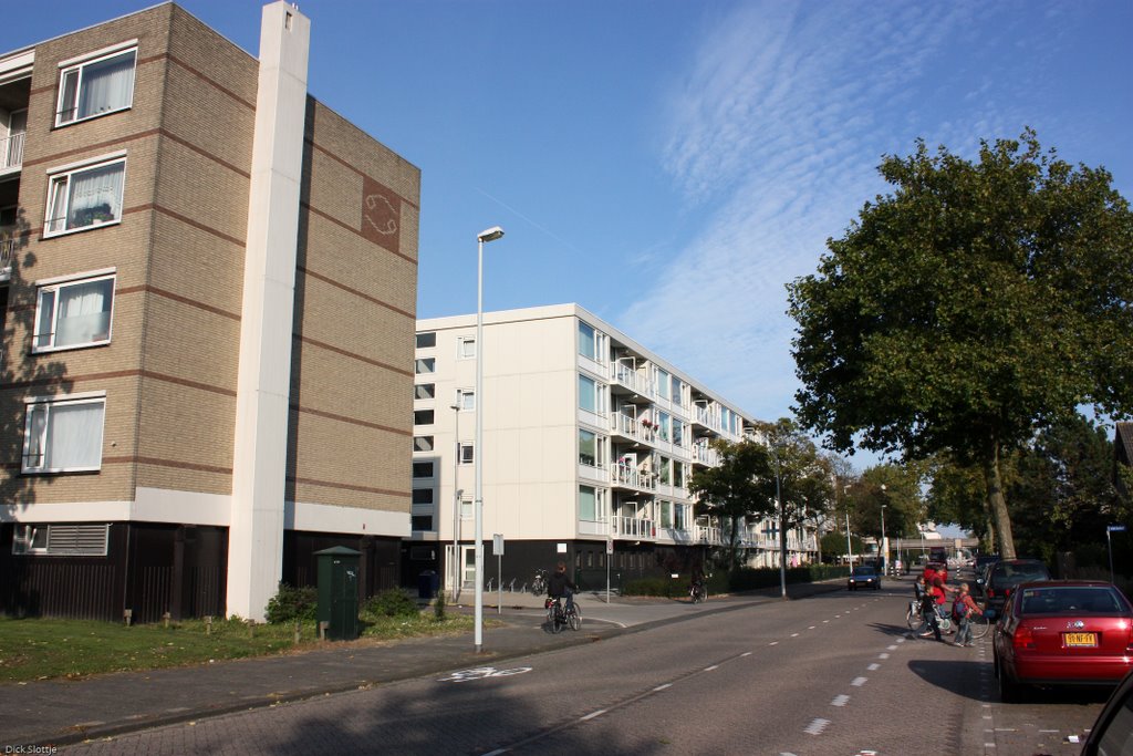 Planetenlaan - uitzicht op Grote Beerstraat (2008) by Dick Slottje