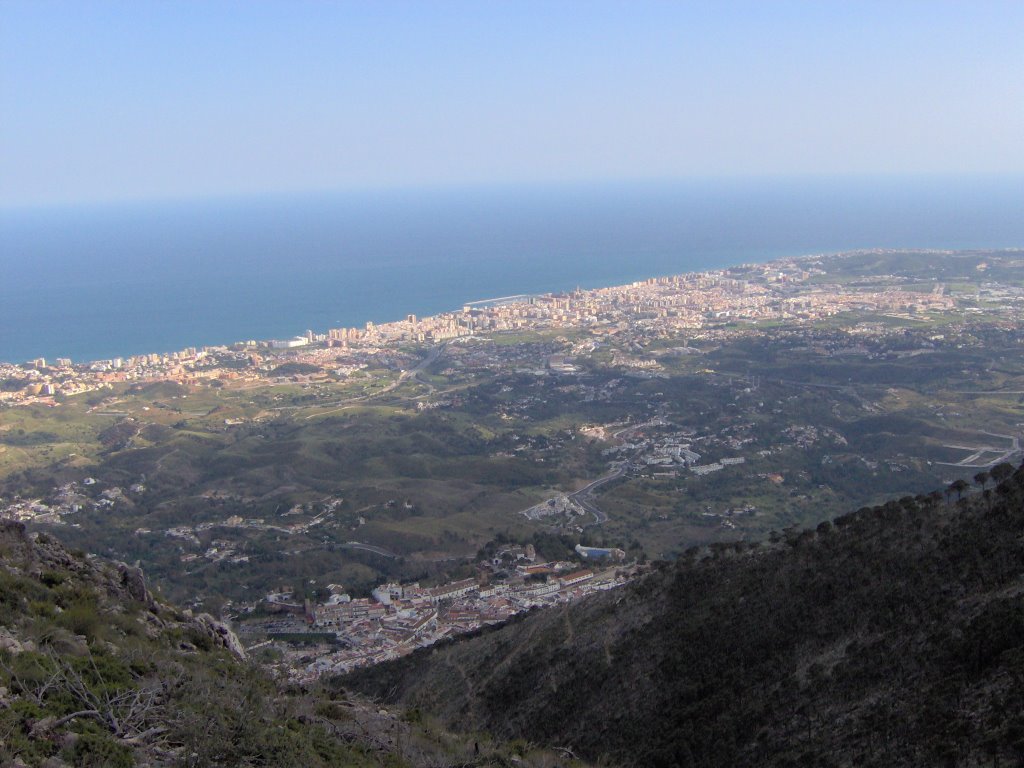 Fuengirola desde el pico mijas by jalare