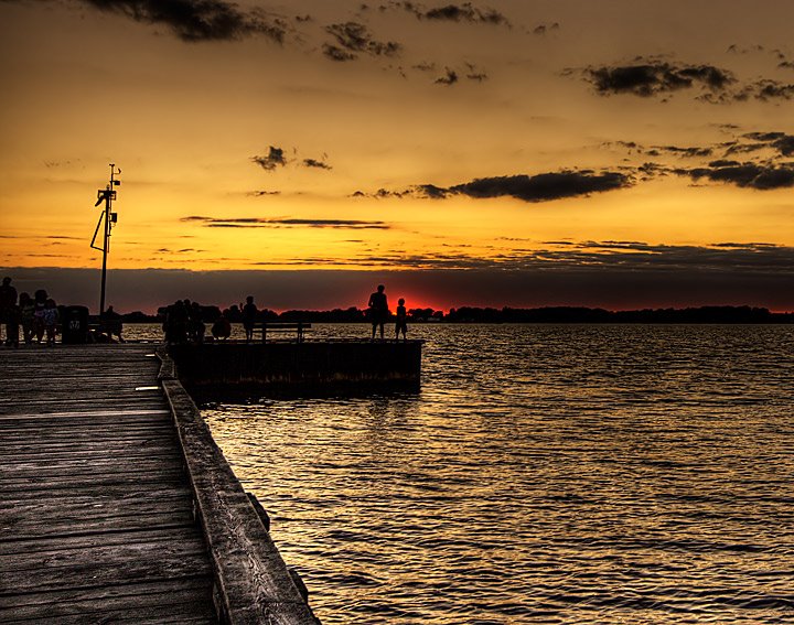 Rondeau Pier by John Gillett