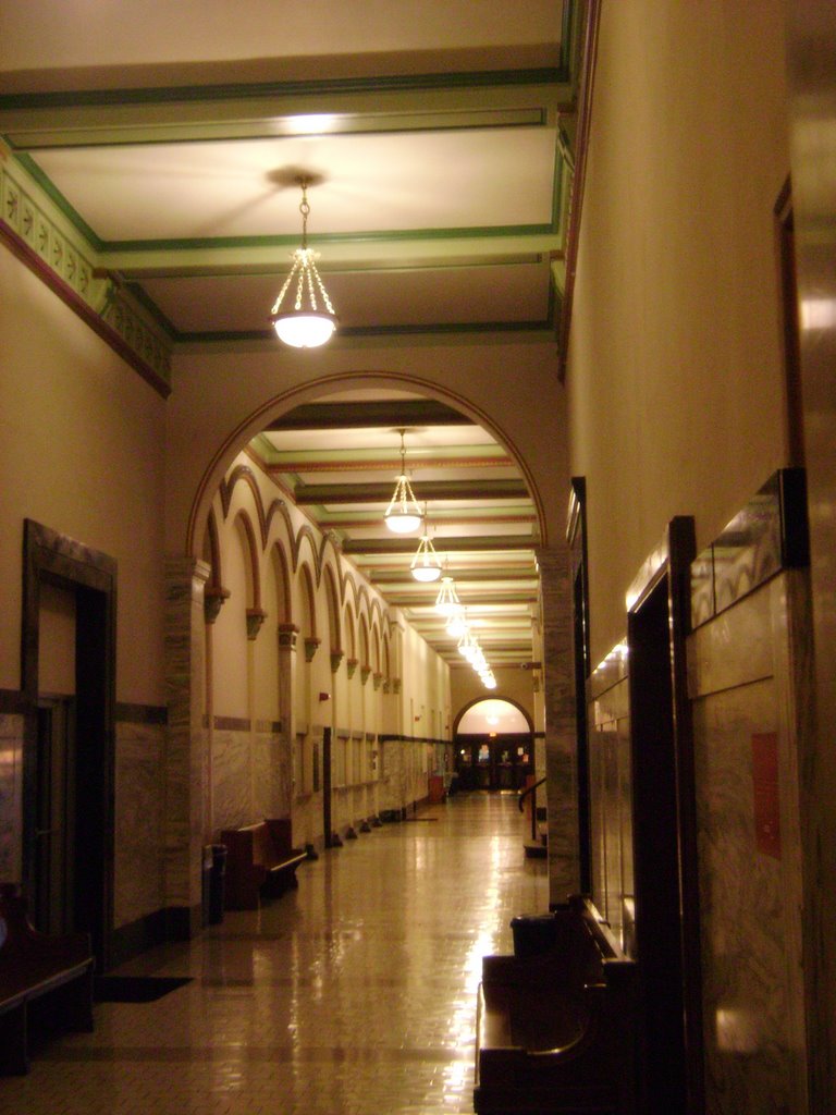 Kanawha County Courthouse at Night by Brian Humphreys