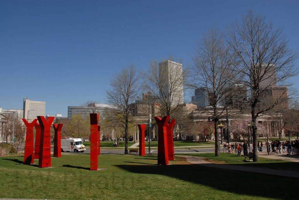 Denver ART Museum and Civic Center Park by Lu Wei