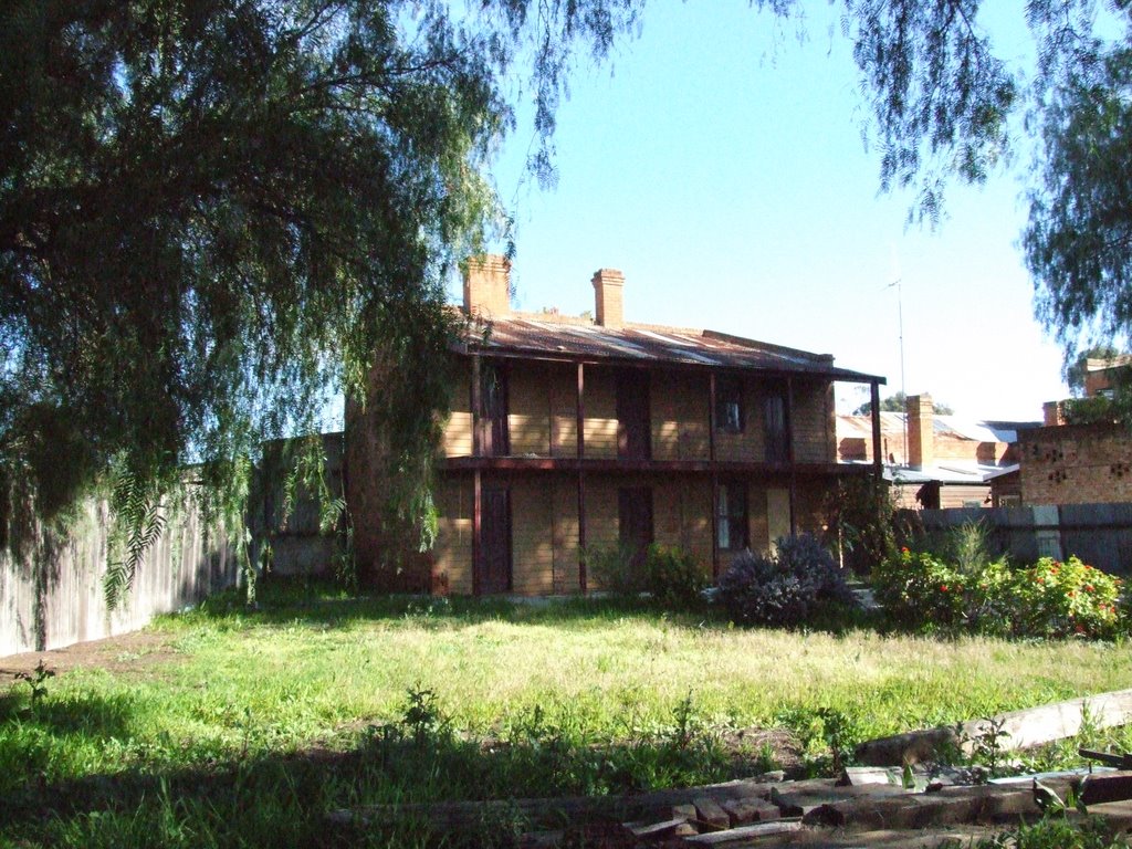 Old Brothel c.1875, Little Hopwood Street,Echuca, Victoria by Stuart Smith