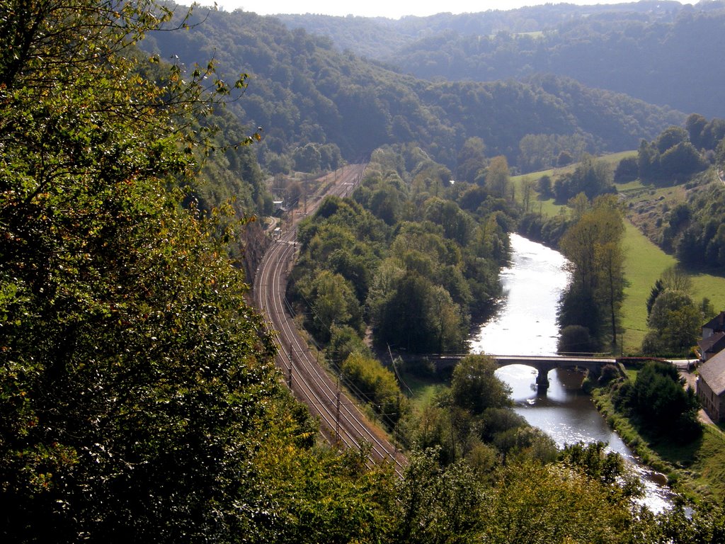 Estivaux, Limousin, France (Pont de Comborn by Christian31