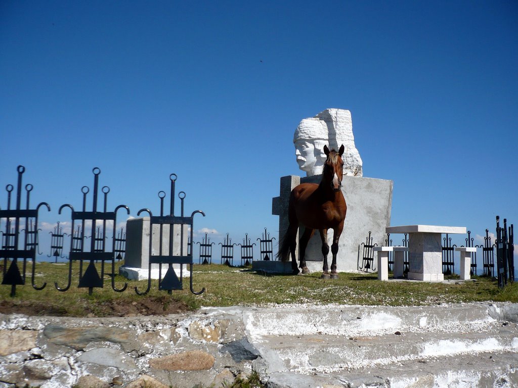 Statuia lui Avram Iancu de pe muntele Gaina. by Petrescu Mircea Dan