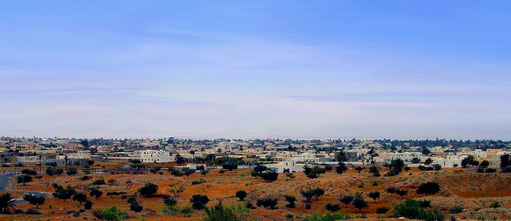 2005.03. - Djerba, Guellala panorama from the museum's terrace - Djerba, Guellala panorámája a múzeum teraszáról by Péter Farsang